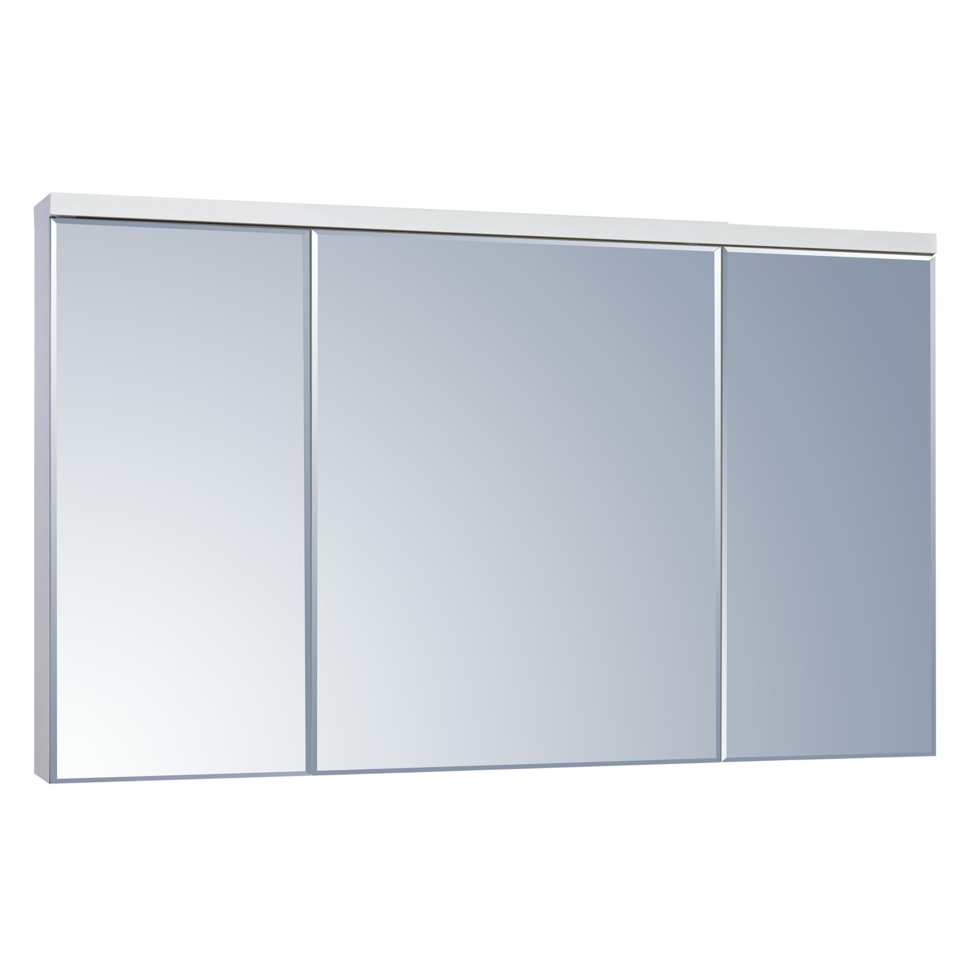 Зеркальный шкаф 120 см Акватон Брук 1A200802BC010 белый