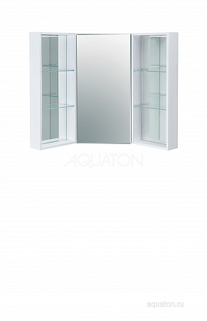 Зеркальный шкаф 40 см Акватон Кантара 1A205702ANW70 белый
