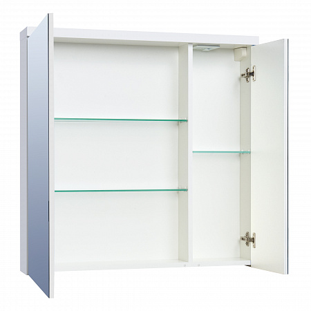Зеркальный шкаф 80 см Акватон Брук 1A200602BC010 белый