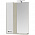 Зеркальный шкаф Акватон Бекка 60 1A214602BAC20 с подсветкой, белый/дуб сомерсет