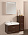 Мебель для ванной 70х47.5 Акватон Америна 70 темно-коричневая