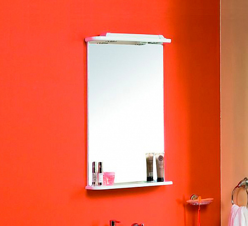 Зеркало с подсветкой 50 см Акватон Мира 1A019802MR010 белый