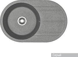 Мойка кухонная Акватон Амира 1A712932AI230 серый