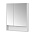 Зеркальный шкаф Aquaton Сканди 70 1A252202SD010, белый