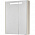Зеркальный шкаф Акватон Верди 60 1A206902VDAV0 с подсветкой, белый/ясень фабрик